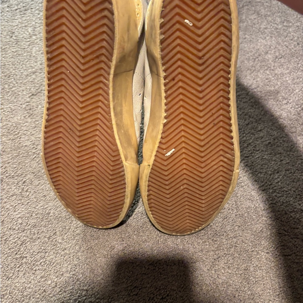 Golden Goose Cream and Black Glitter Sneakers - Picture 4 of 4
